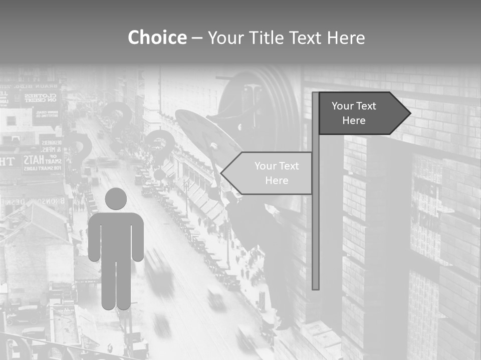 Translation Of The Clock 20Th Century PowerPoint Template