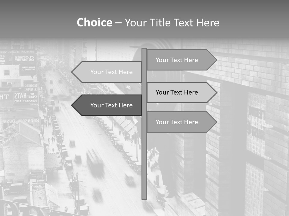 Translation Of The Clock 20Th Century PowerPoint Template