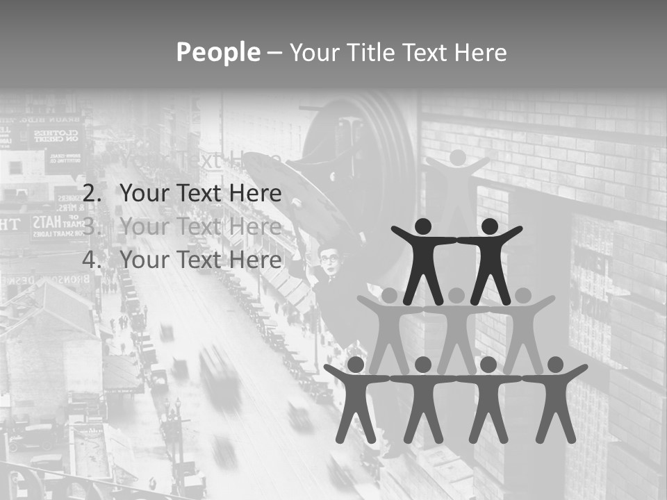 Translation Of The Clock 20Th Century PowerPoint Template