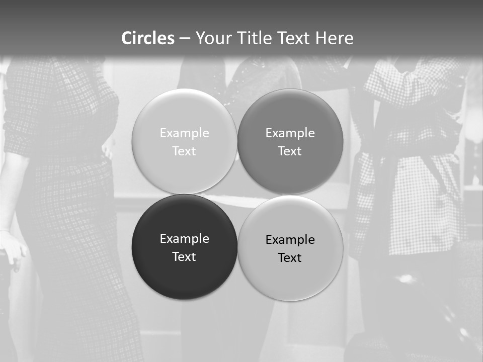 Bound Girl Comic Scene PowerPoint Template