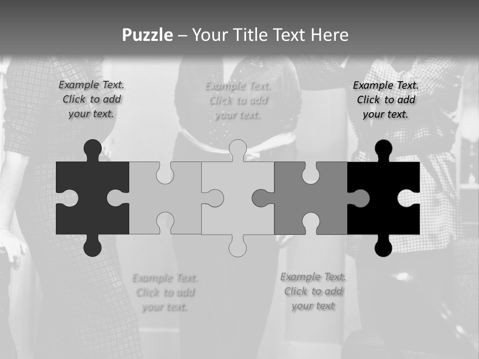 Bound Girl Comic Scene PowerPoint Template