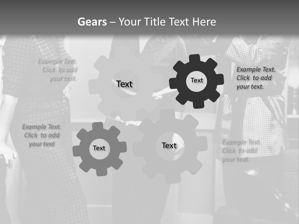 Bound Girl Comic Scene PowerPoint Template