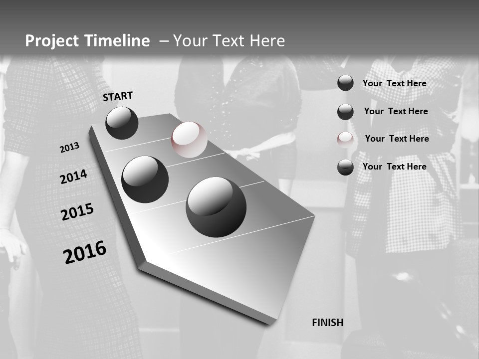 Bound Girl Comic Scene PowerPoint Template