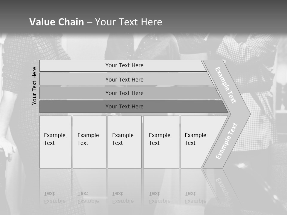 Bound Girl Comic Scene PowerPoint Template