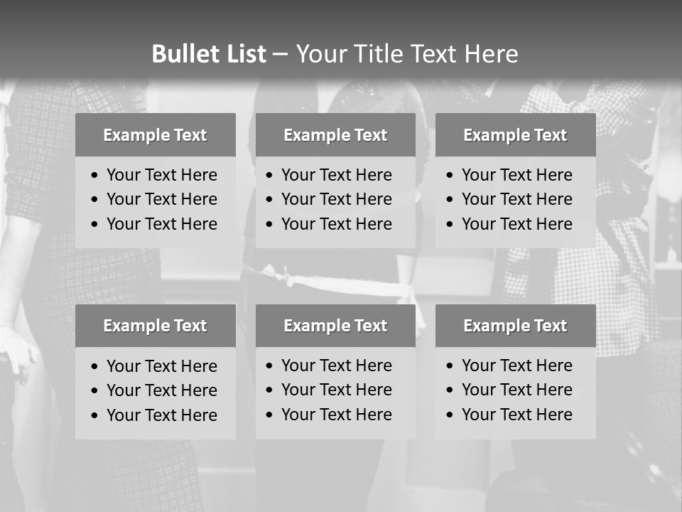 Bound Girl Comic Scene PowerPoint Template