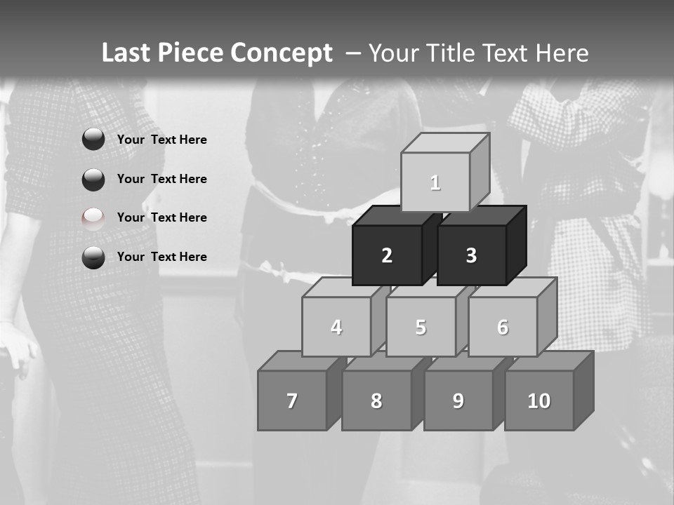 Bound Girl Comic Scene PowerPoint Template