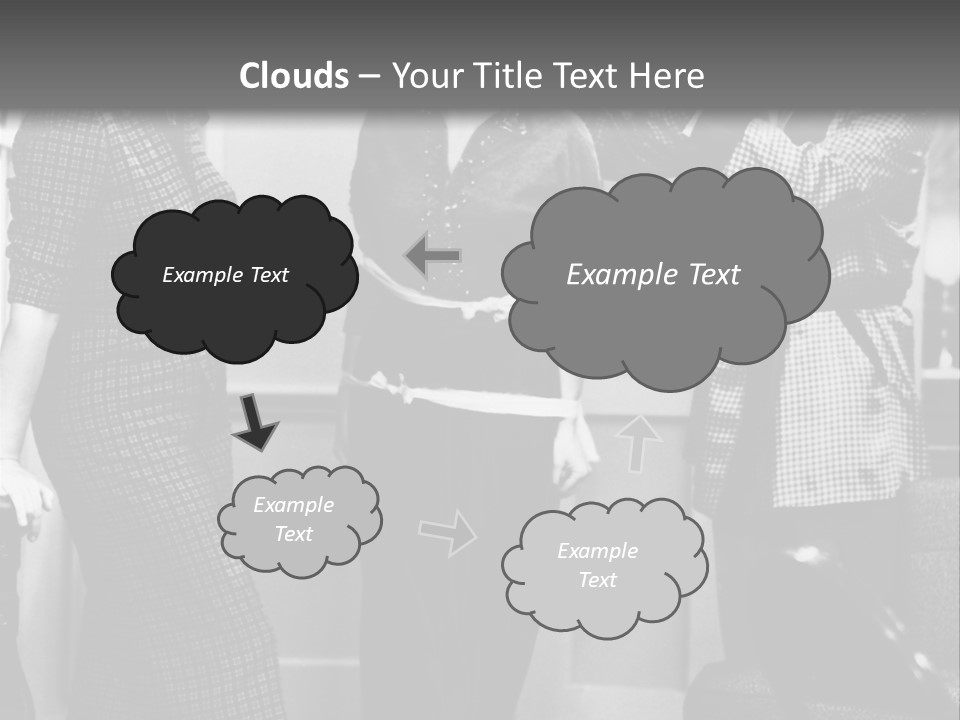 Bound Girl Comic Scene PowerPoint Template