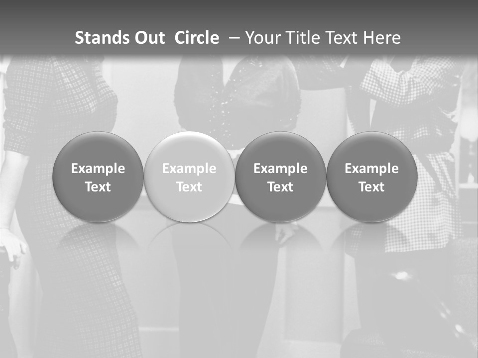 Bound Girl Comic Scene PowerPoint Template