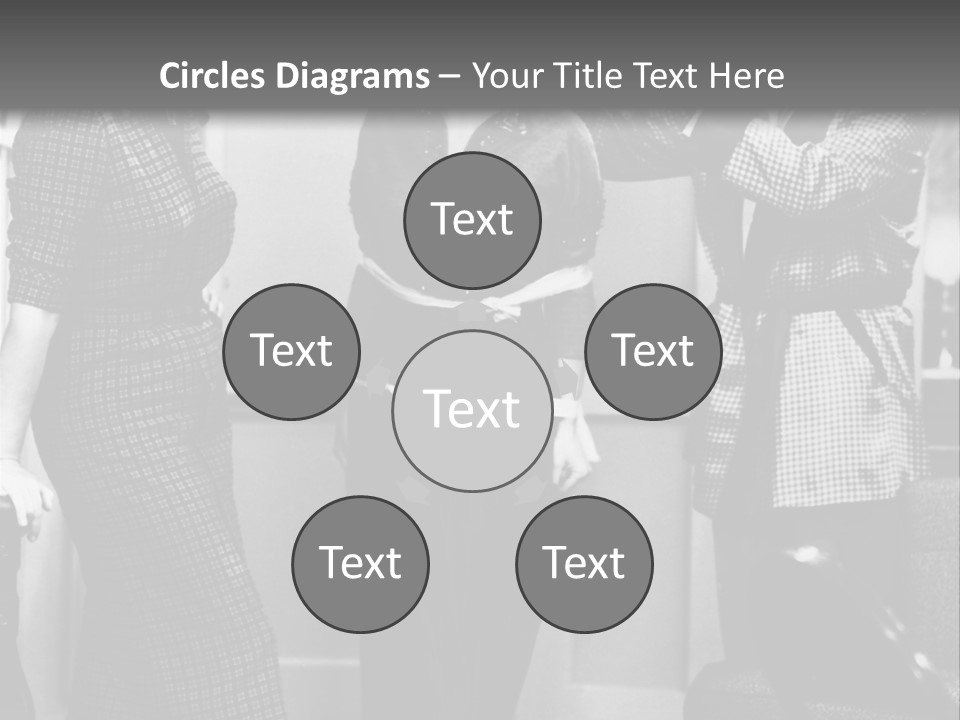 Bound Girl Comic Scene PowerPoint Template