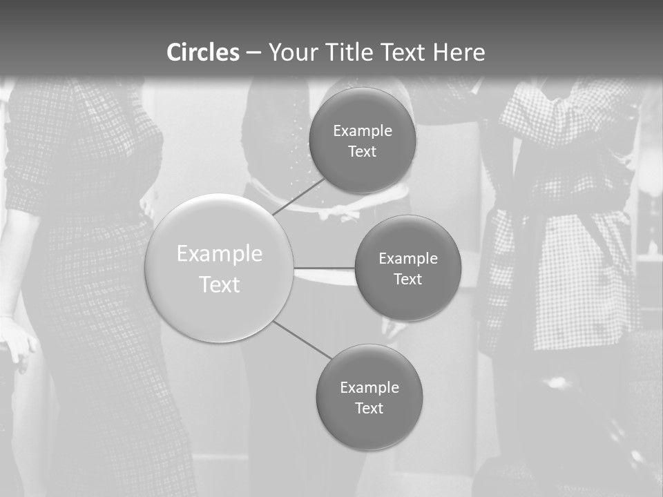 Bound Girl Comic Scene PowerPoint Template