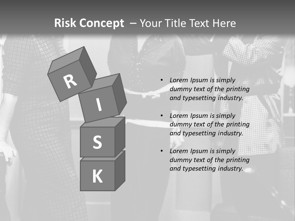 Bound Girl Comic Scene PowerPoint Template