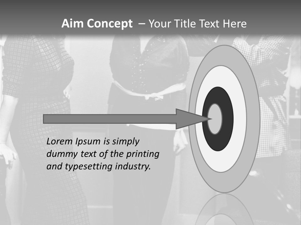 Bound Girl Comic Scene PowerPoint Template