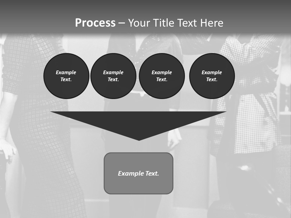 Bound Girl Comic Scene PowerPoint Template