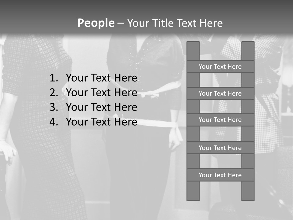 Bound Girl Comic Scene PowerPoint Template