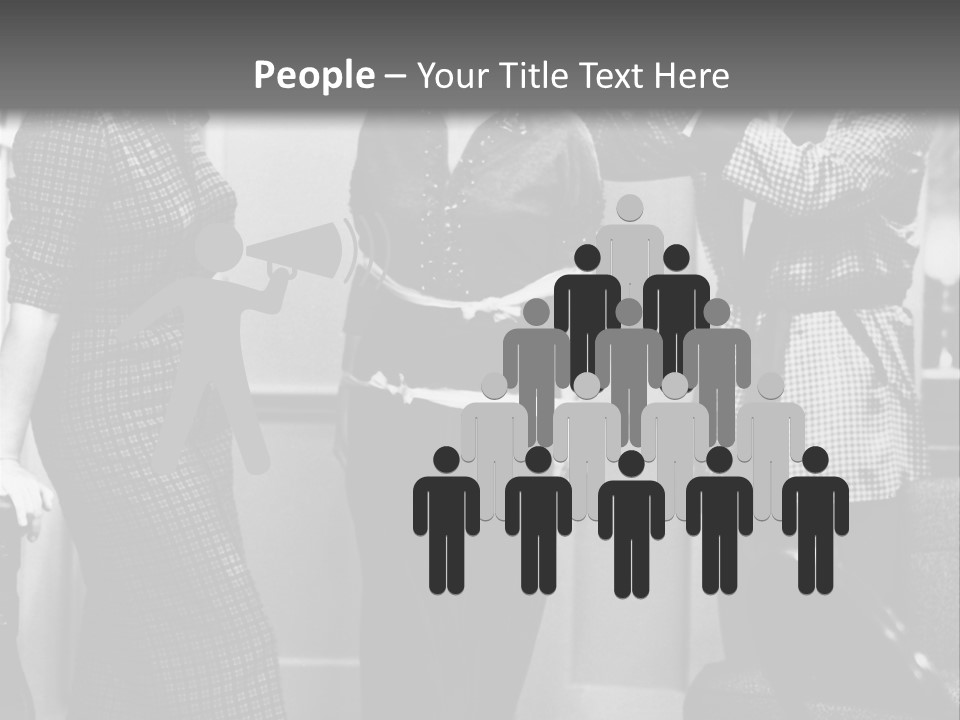 Bound Girl Comic Scene PowerPoint Template