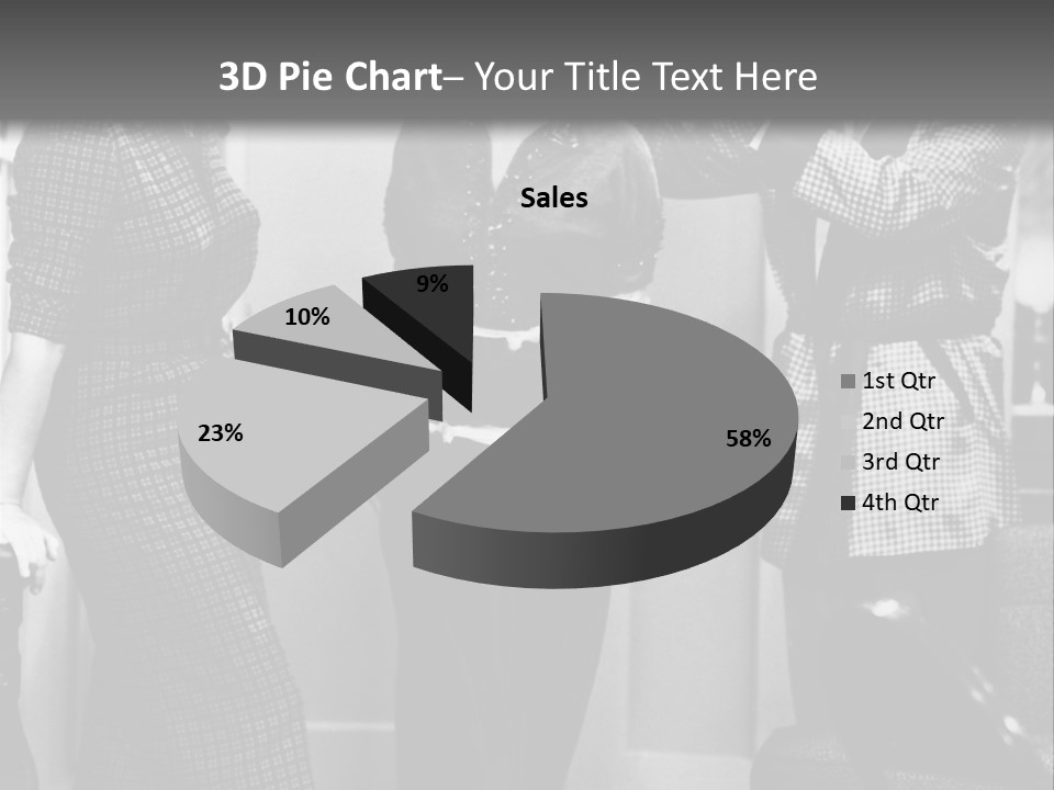 Bound Girl Comic Scene PowerPoint Template