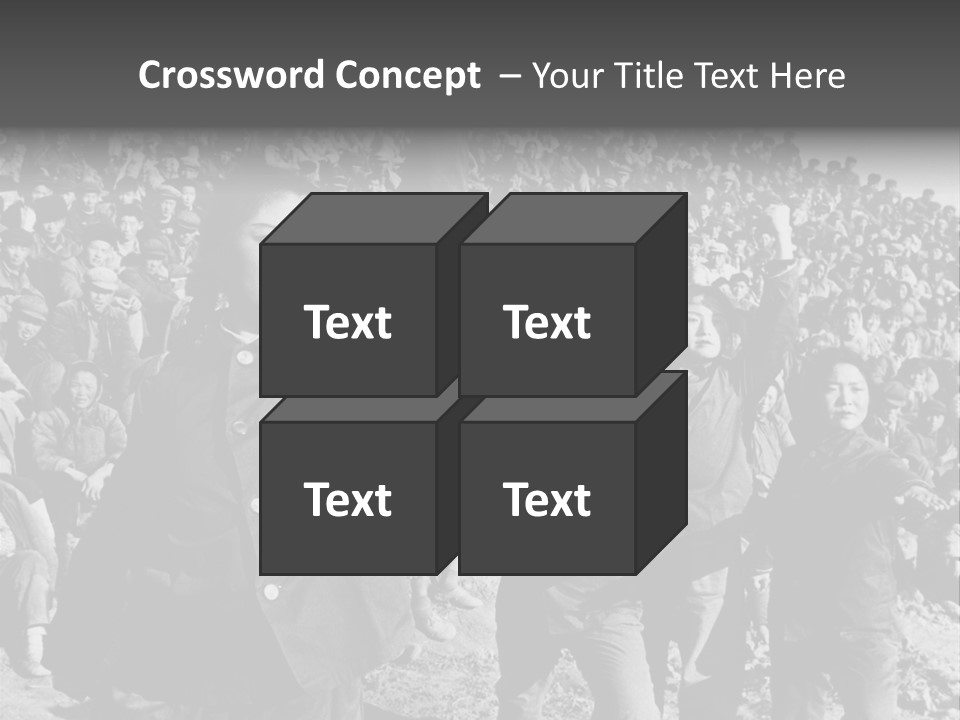 Chinese Children Communism PowerPoint Template