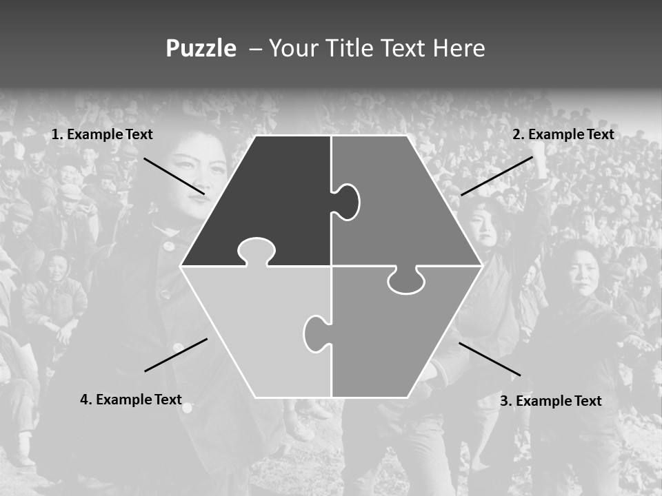 Chinese Children Communism PowerPoint Template