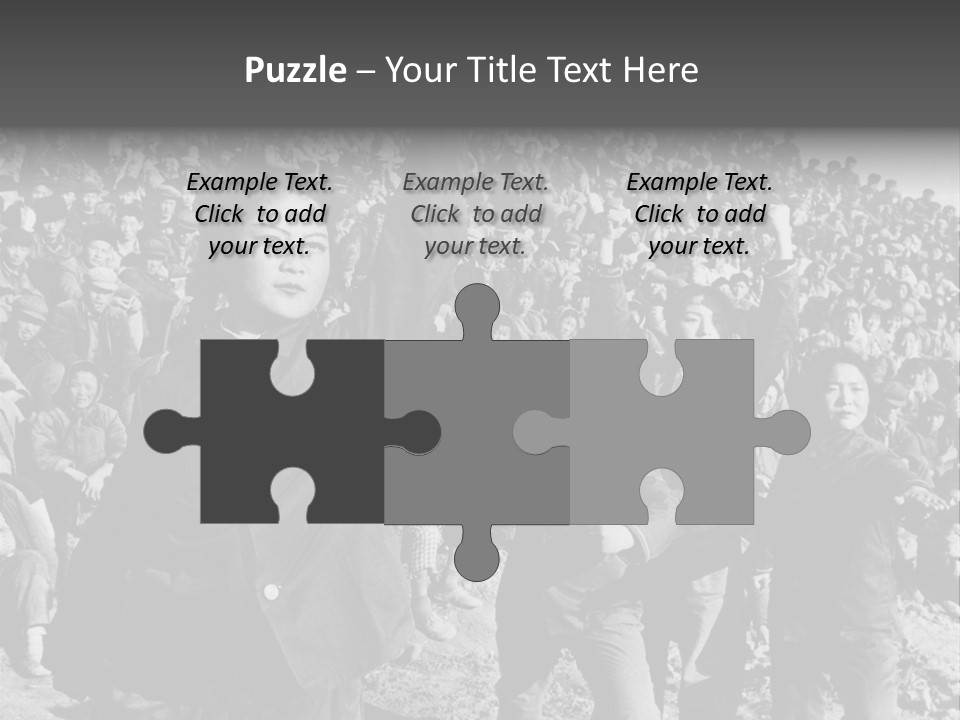 Chinese Children Communism PowerPoint Template