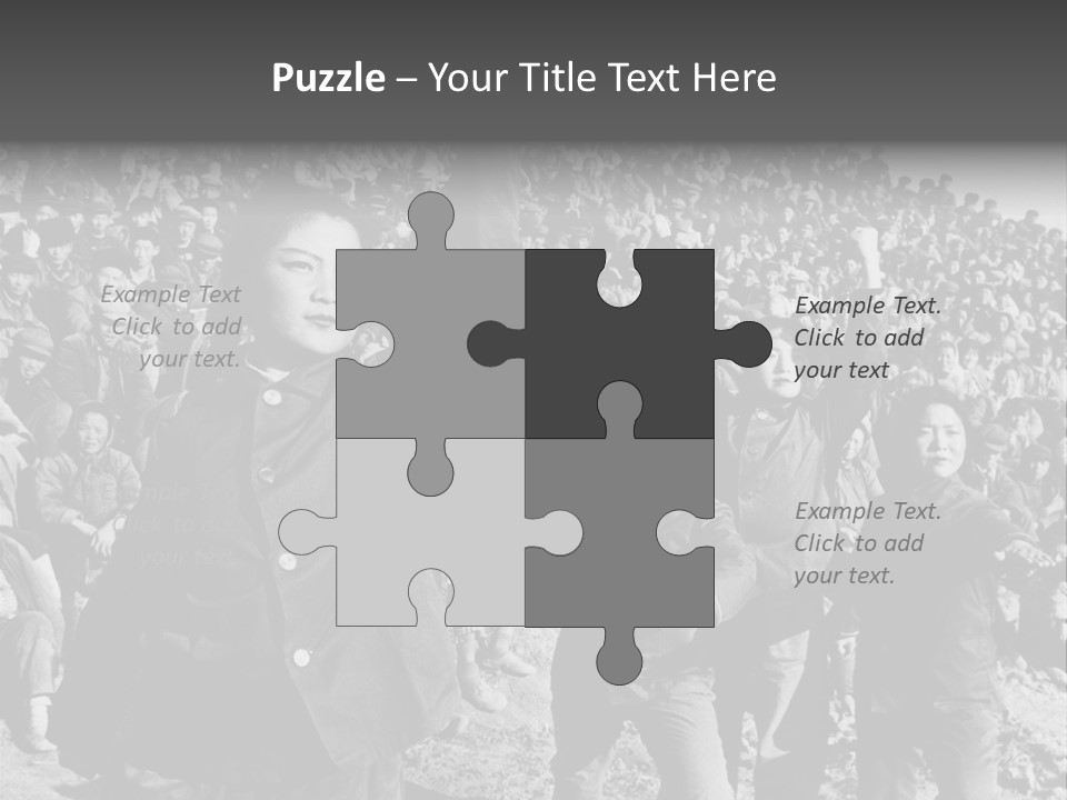 Chinese Children Communism PowerPoint Template