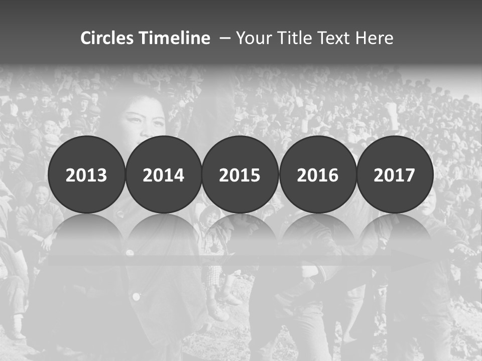 Chinese Children Communism PowerPoint Template