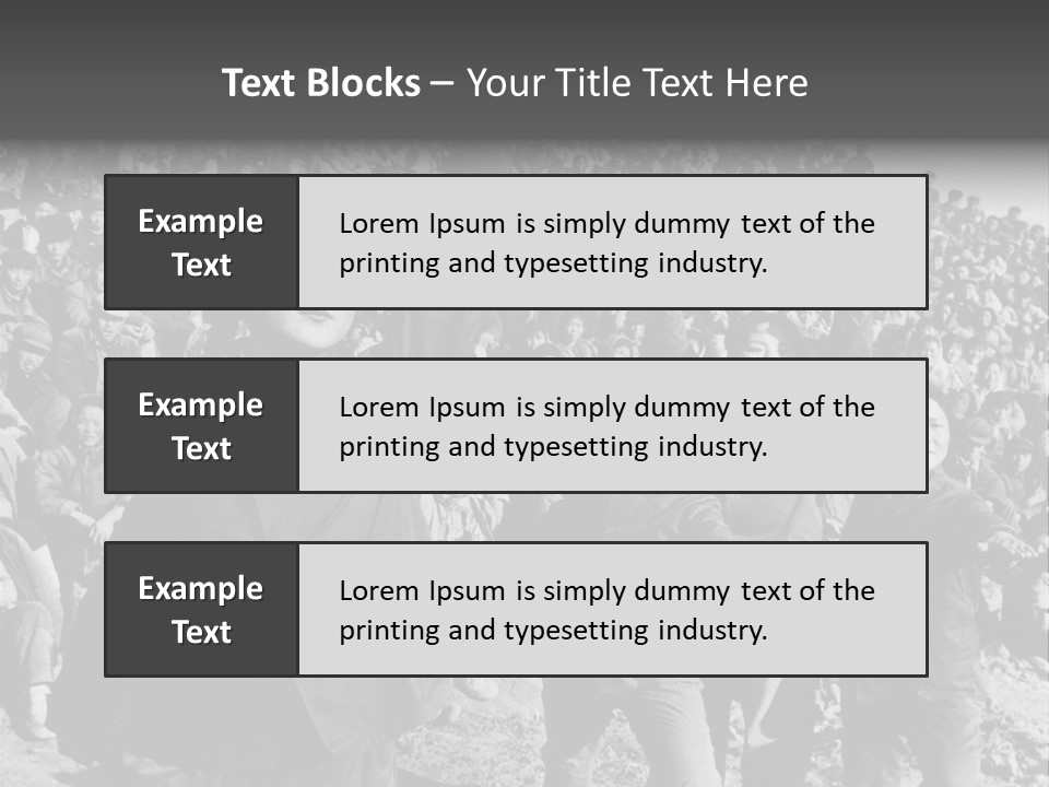 Chinese Children Communism PowerPoint Template