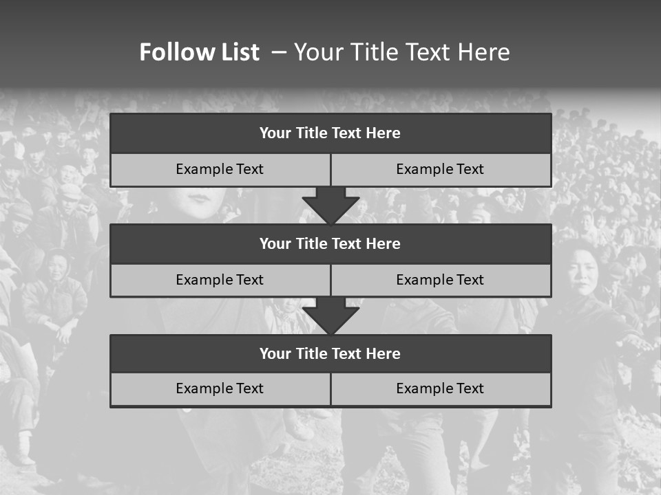 Chinese Children Communism PowerPoint Template