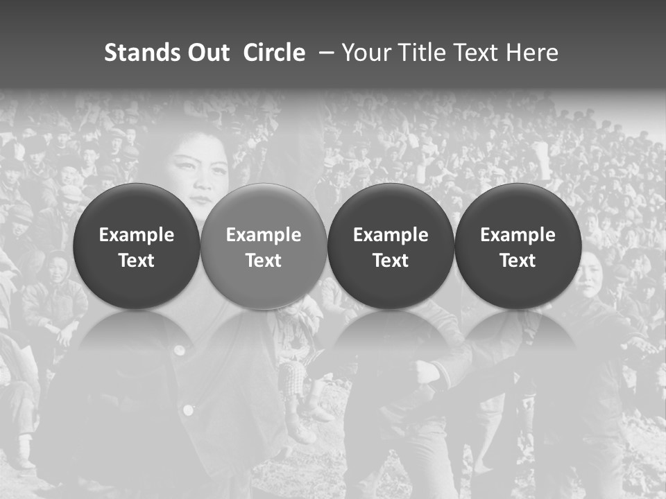 Chinese Children Communism PowerPoint Template