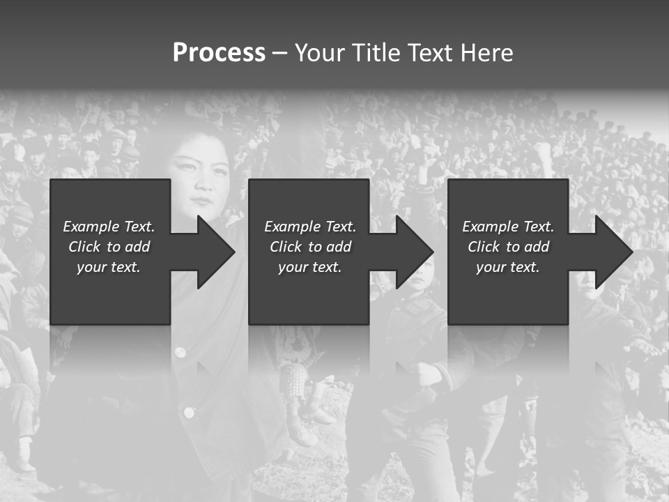 Chinese Children Communism PowerPoint Template