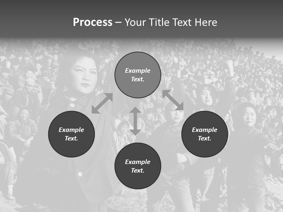 Chinese Children Communism PowerPoint Template