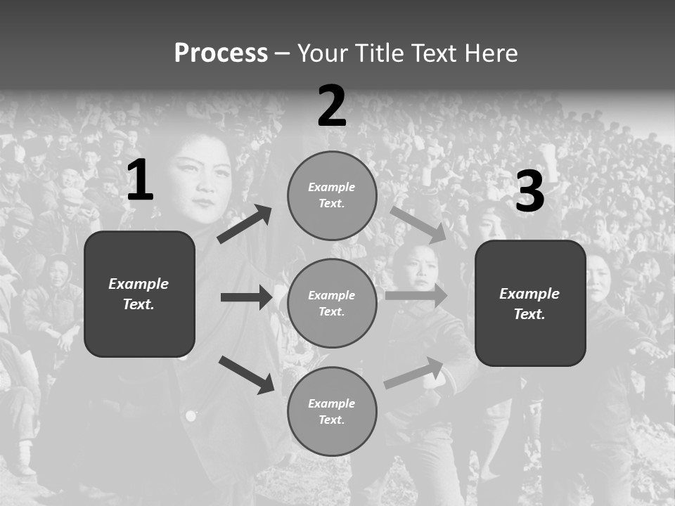 Chinese Children Communism PowerPoint Template