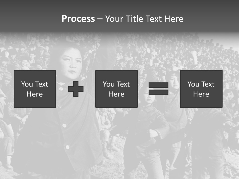 Chinese Children Communism PowerPoint Template