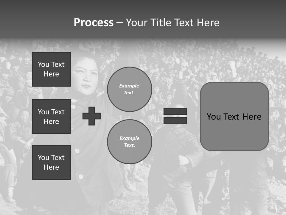 Chinese Children Communism PowerPoint Template
