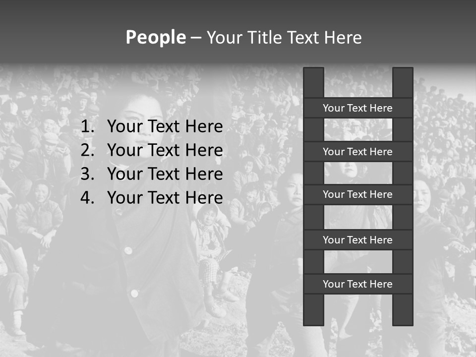 Chinese Children Communism PowerPoint Template