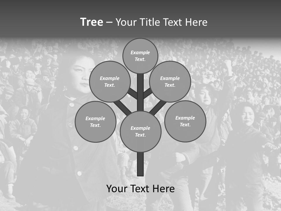 Chinese Children Communism PowerPoint Template