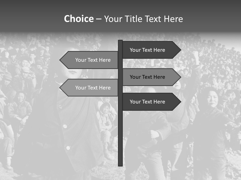 Chinese Children Communism PowerPoint Template