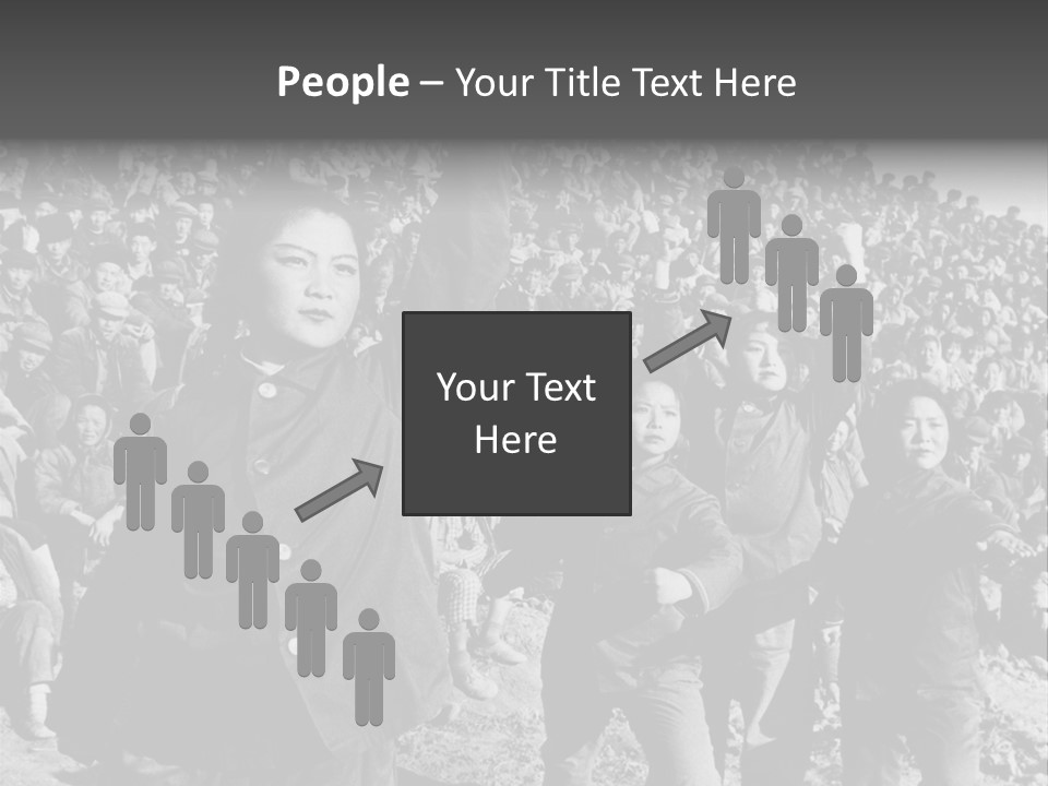 Chinese Children Communism PowerPoint Template