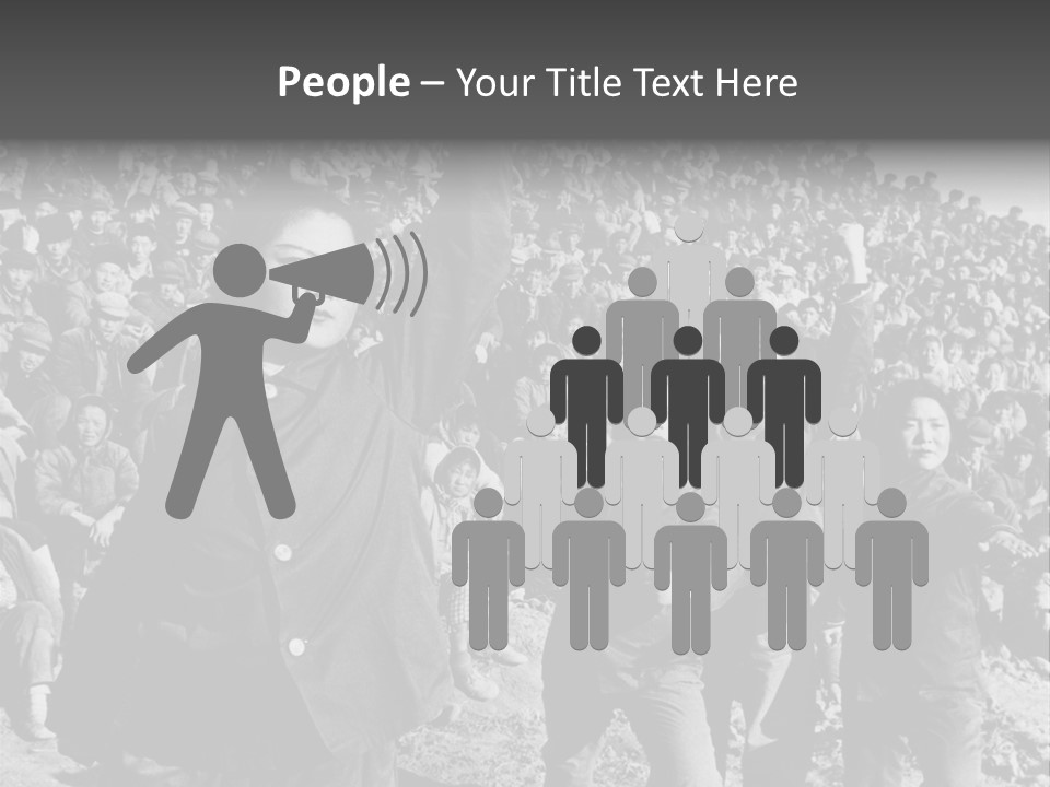 Chinese Children Communism PowerPoint Template