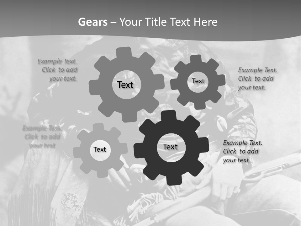 Mountain River And Forest PowerPoint Template