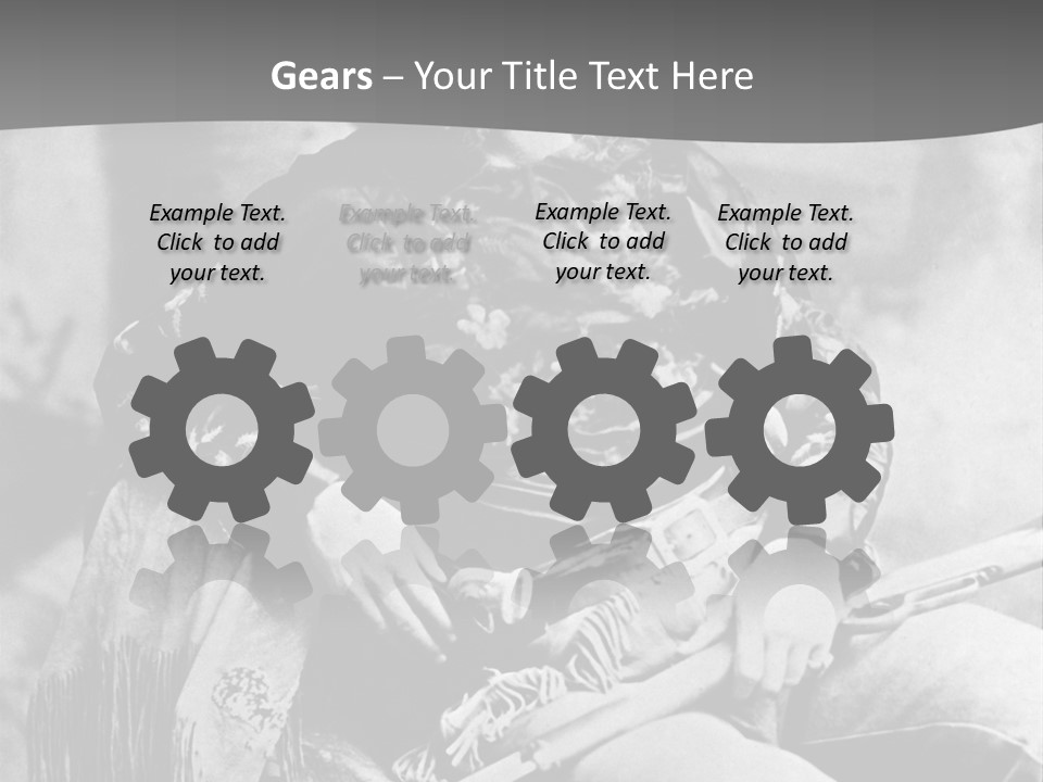 Mountain River And Forest PowerPoint Template