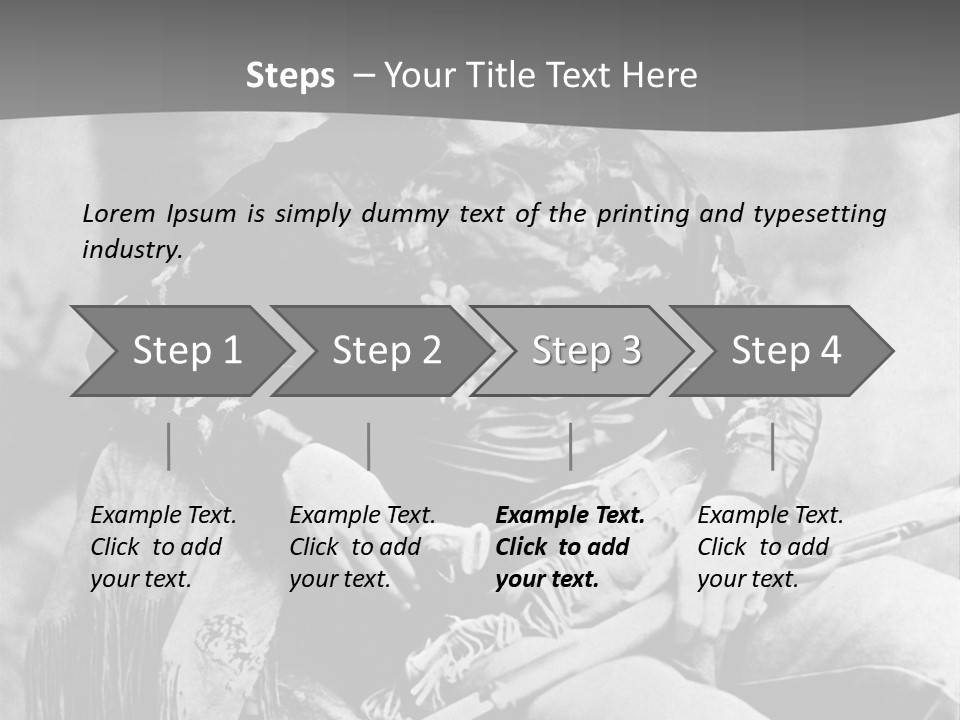 Mountain River And Forest PowerPoint Template