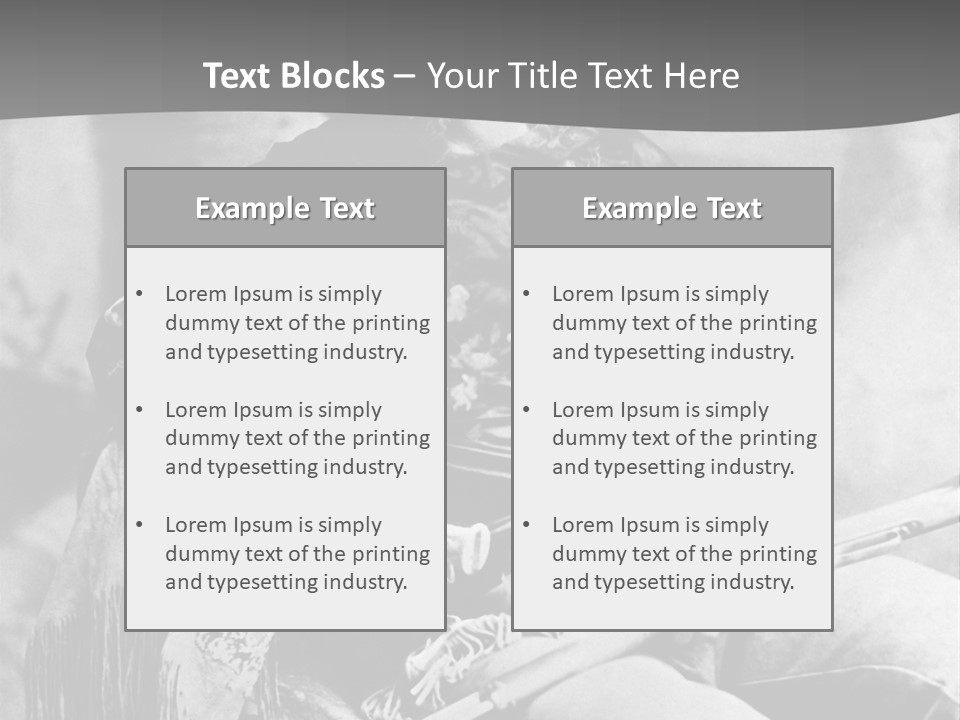 Mountain River And Forest PowerPoint Template
