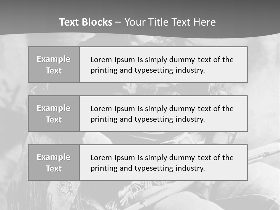 Mountain River And Forest PowerPoint Template