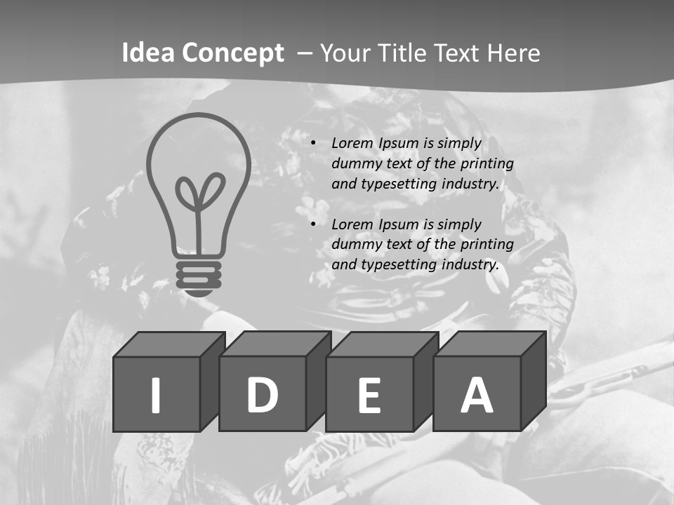 Mountain River And Forest PowerPoint Template