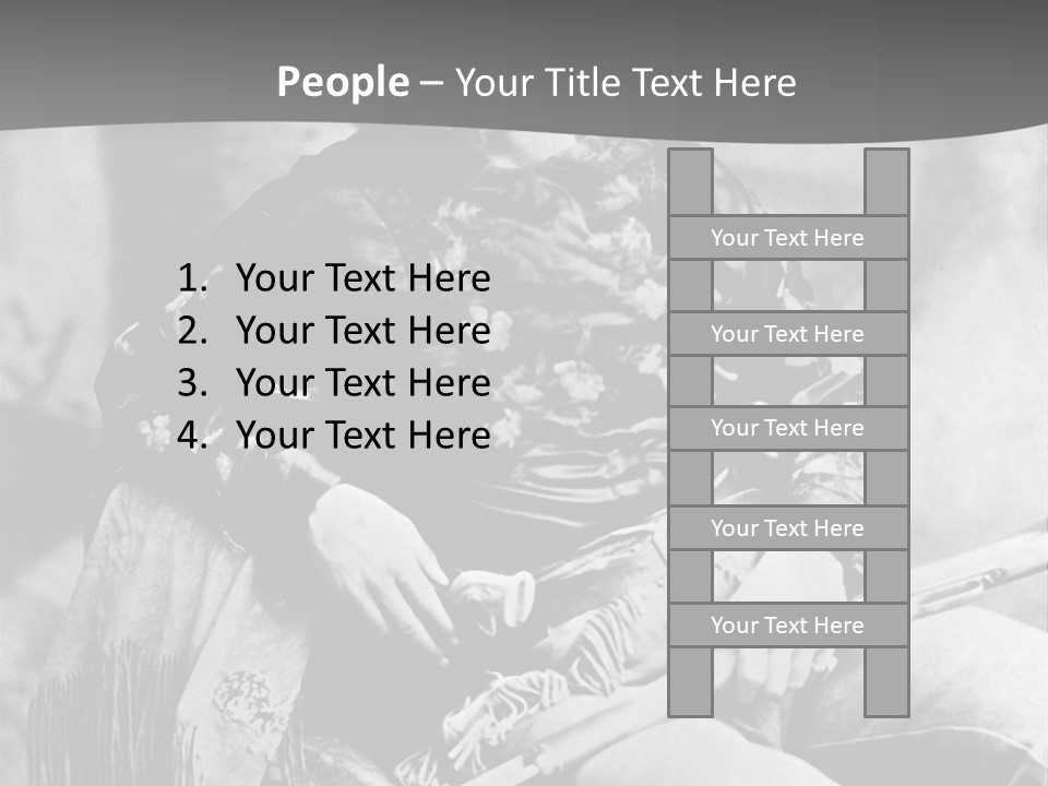 Mountain River And Forest PowerPoint Template