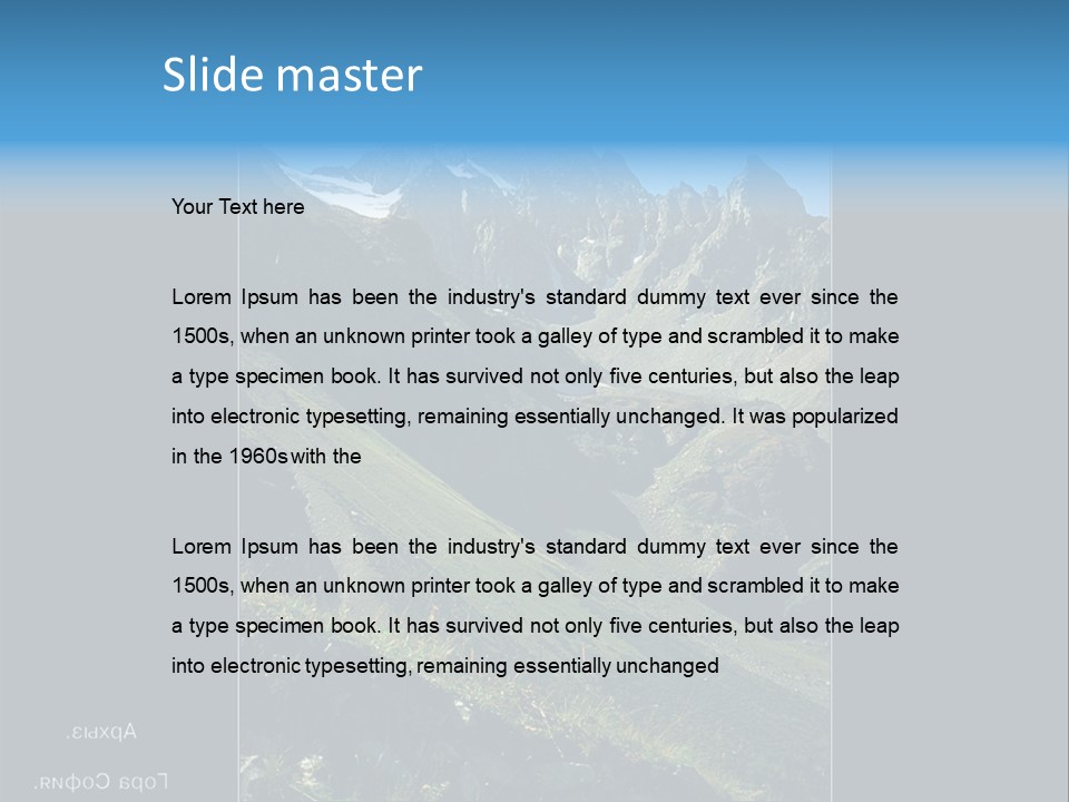 Outlet On A Green Wall PowerPoint Template