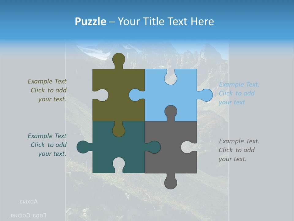 Outlet On A Green Wall PowerPoint Template