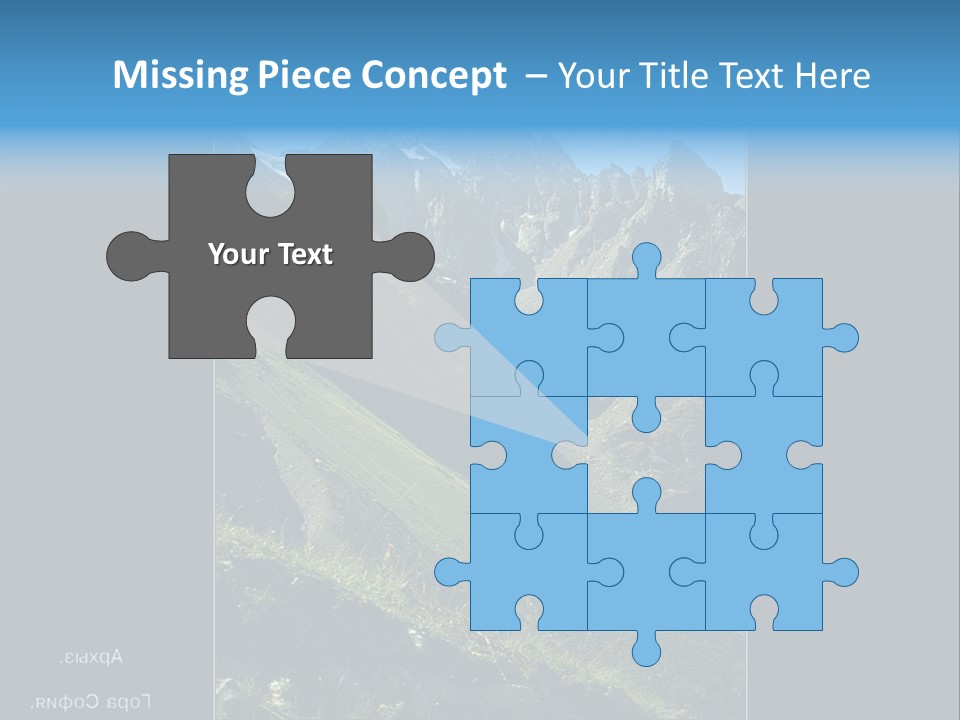 Outlet On A Green Wall PowerPoint Template