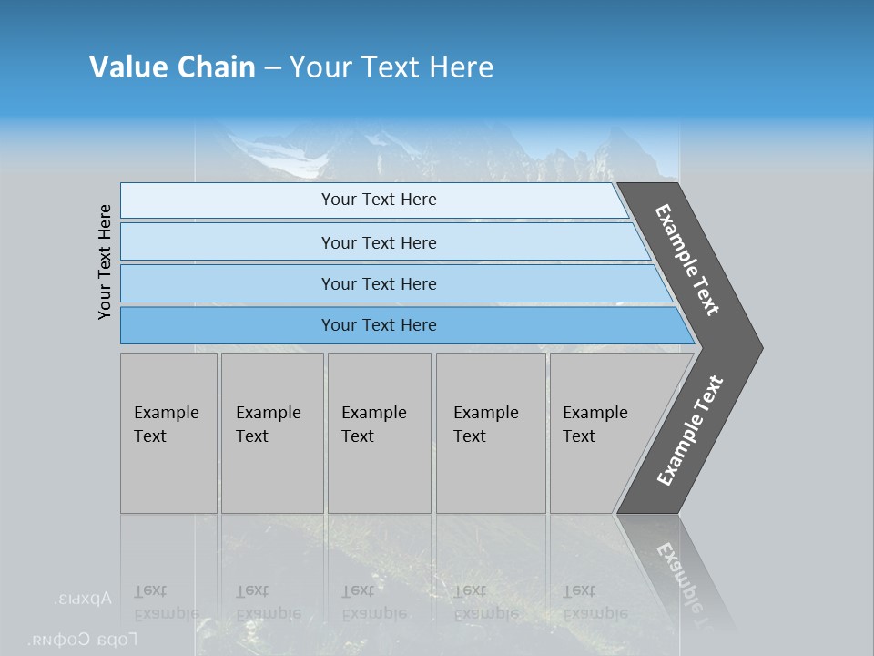 Outlet On A Green Wall PowerPoint Template