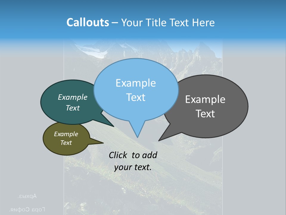 Outlet On A Green Wall PowerPoint Template